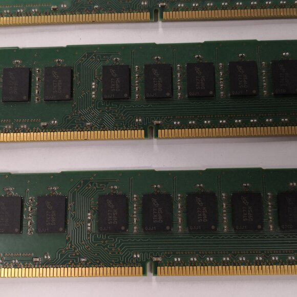 Lot of 4 Used Micron 4GB PC3-12800U-11-13 Ram Kit. - Picture 5 of 13